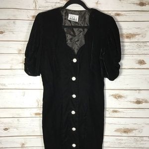 Vintage Karen Lucas for Niki Size Black PuffSleeve